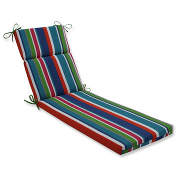Outdoor/Indoor St. Lucia Stripe Chaise Lounge Cushion
