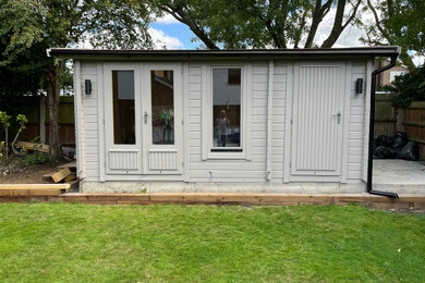 This is an example of a traditional garden shed and building in Sussex.