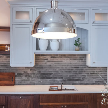 Traditional Walnut Cabinetry