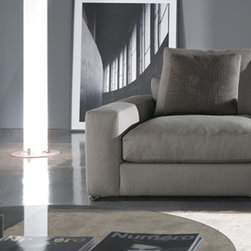 Minotti - Minotti Jagger High Back and Slim Armrest Sectional Sofa - Sectional Sofas