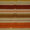 Hand Woven Reversible Striped 100% Wool Durie Kilim Flat Weave Rug
