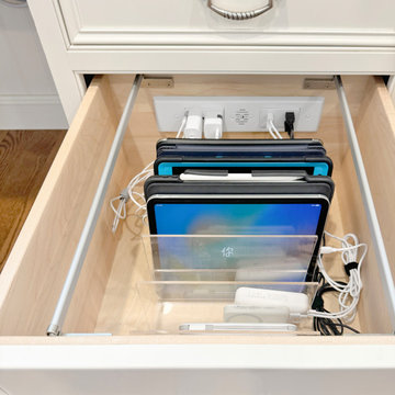 Kitchen In-Drawer Charging Outlets