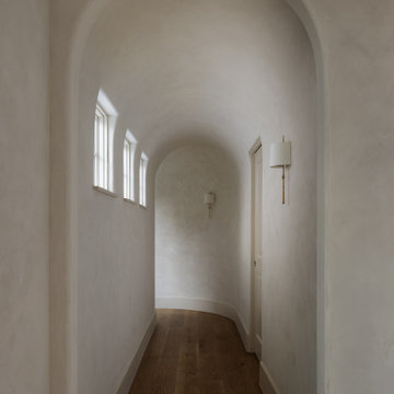Curved Plaster Hallway