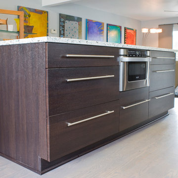 Recycled Glass Kitchen