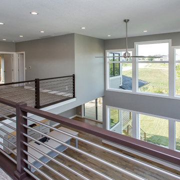 1 1/2 Story Moern Prairie Plan #66118