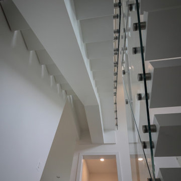 Project #80 | Mono-Beam Staircase with Glass Panels