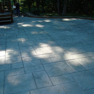 Shadow Slate Pattern with French Grey Release. Matte Sealer. Lewisville, NC