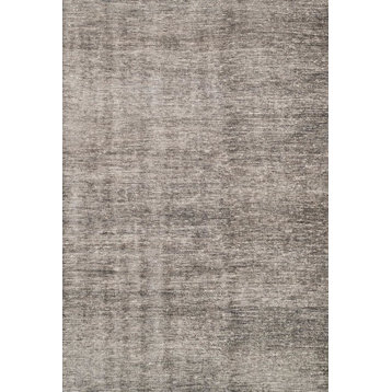 Viscose From Bamboo Hand Knotted Serena Area Rug by Loloi, Charcoal, 8'6"x11'6"