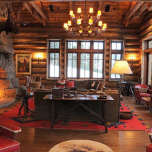 USA Houzz: Take a Tour of a Rustic Montana Mountain Lodge