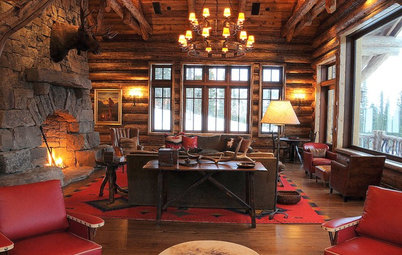 USA Houzz: Take a Tour of a Rustic Montana Mountain Lodge