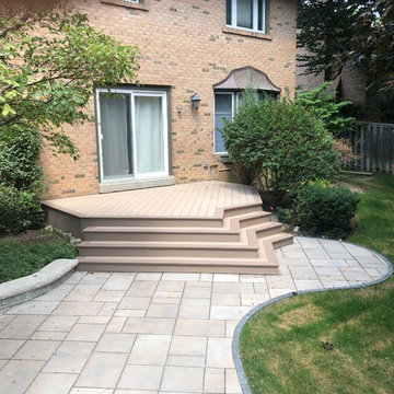 Azek deck/wrap around stairs