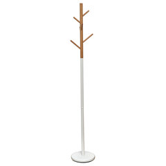 NovaSolo Halifax 4-Hook Coat Rack in Pure White - Traditional - Coatracks  And Umbrella Stands - by Homesquare | Houzz