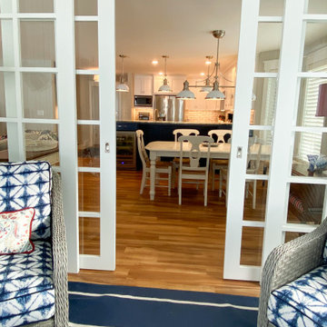 Sunroom View into Dining/Kitchen Space