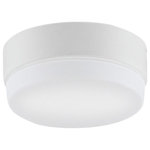 Fanimation Fans - Fanimation Fans LK4640BMWW Zonix Wet - 6.82" 18W 1 LED Light KitBLW - 5 Year WarrantyZonix Wet 6.82" 18W  Matte White Opal Fro *UL: Suitable for wet locations Energy Star Qualified: n/a ADA Certified: n/a  *Number of Lights: Lamp: 1-*Wattage:18w Connection Pin LED Module bulb(s) *Bulb Included:No *Bulb Type:Connection Pin LED Module *Finish Type:Matte White