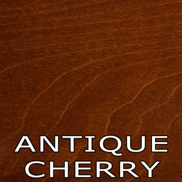 Flat Iron Hutch, 12x41x48, Antique Cherry
