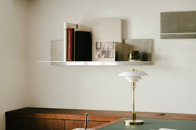 Midcentury home office in Dublin.