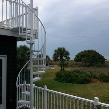 Spiral Stairs- Hamilton Residence-Casey Key -Florida