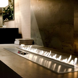 Planika 39'' x 14'' FIRE LINE Automatic Standard FLA Built-In Fireplace - Indoor Fireplaces