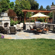 Outdoor fireplaces/kitchens