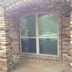 Eyebrow Twin Windows in Vinyl - Beige - Windows