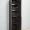 Eviva Lugano 16" Side Cabinet, Gray Oak