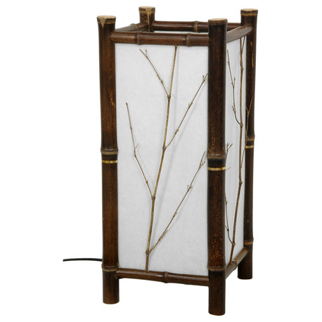 Hayashi Japanese Table Lamp, Dark