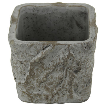 Square Tapered Cement Planter