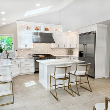 Kitchen, Wet Bar & Powder Room