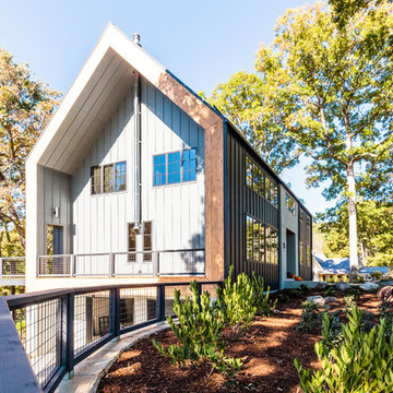 Scandinavian styled modern farmhouse