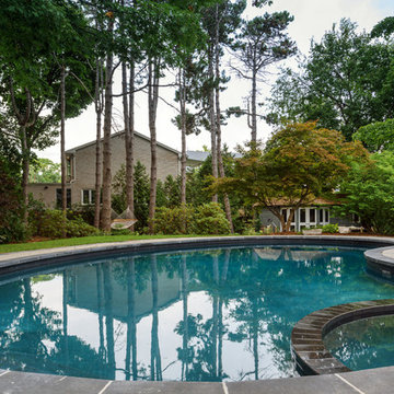 Contemporary Pool Area