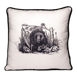 Bear in The Bushes Decorative Pillow - Products