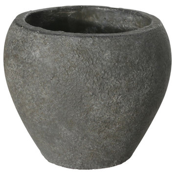 UTC53845 Terracotta Pot Rough Gray