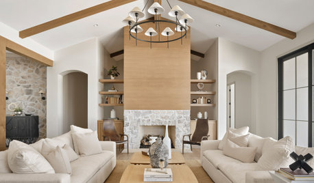 New This Week: 7 Living Rooms With Stylish Fireplace Designs