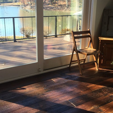 Reed Family Home - Original Face Heart Pine Flooring and Antique Hand Hewn Beams