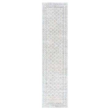 Safavieh Brentwood Collection BNT899B Rug, Ivory/Grey, 2' X 6'