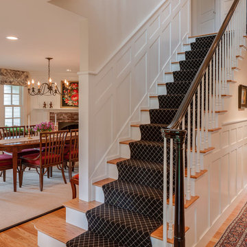 Entry Staircase - Cotchpinicut Cape - Cape Cod, MA - Custom Home
