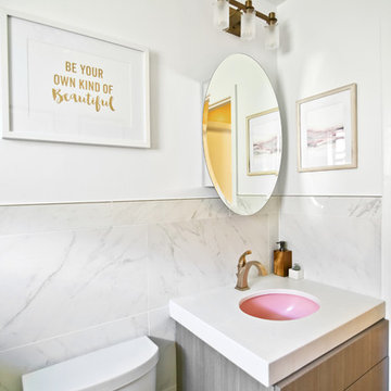 Glam Bathroom Makeover for Autism Awareness