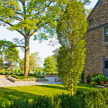 The courtyard view