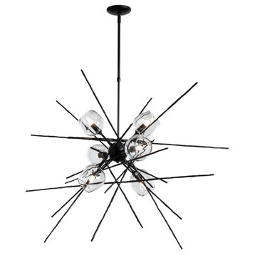 Hubbardton Forge 131590-1048 Griffin Starburst Pendant in Soft Gold