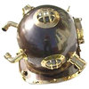 Antique-Style U.S. Navy Mark-V Brass Diving Helmet