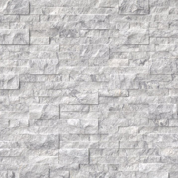 Arabescato Carrara 6X24 Splitface Ledger Panel, 42sft