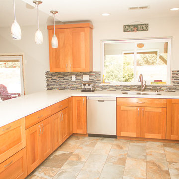 Custom Cherry Cabinets
