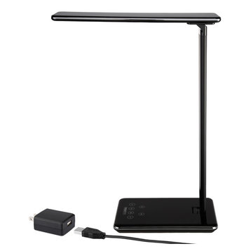 Dimmable LED Desk Lamp, 4 Lighting Modes, Black