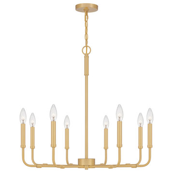 Quoizel Abner Eight Light Chandelier ABR5028AB