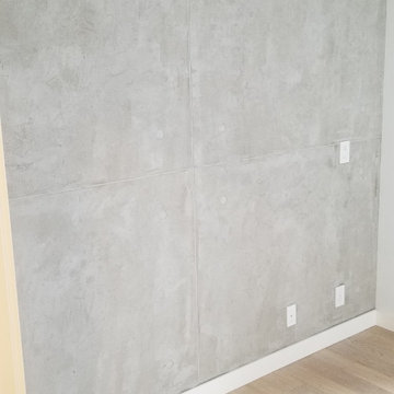 Transforming Vancouver Home with Concrete-Look Course Grey Venetian Plaster