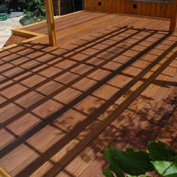 Ipe and Cedar Deck for Cote St. Luc Pool