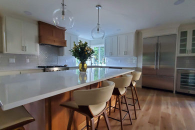 Inspiration for a french country kitchen remodel in Seattle