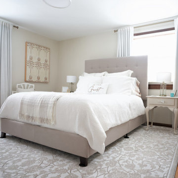 Guest Bedroom Mixes Old with New