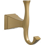 Delta - Delta Dryden Double Robe Hook, Champagne Bronze, 75135-CZ - Complete the look of your bath with this Dryden Robe Hook.  Delta makes installation a breeze for the weekend DIYer by including all mounting hardware and easy-to-understand installation instructions.  You can install with confidence, knowing that Delta backs its bath hardware with a Lifetime Limited Warranty.