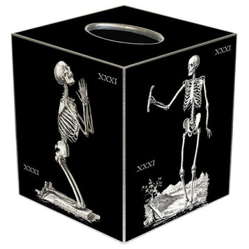 TB1592- Skeleton Tissue Box Cover